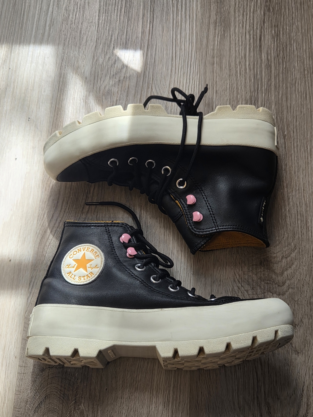 Converse Chuck Taylor All Star Lugged Gore-Tex Leather High-Top Sneakers Black
